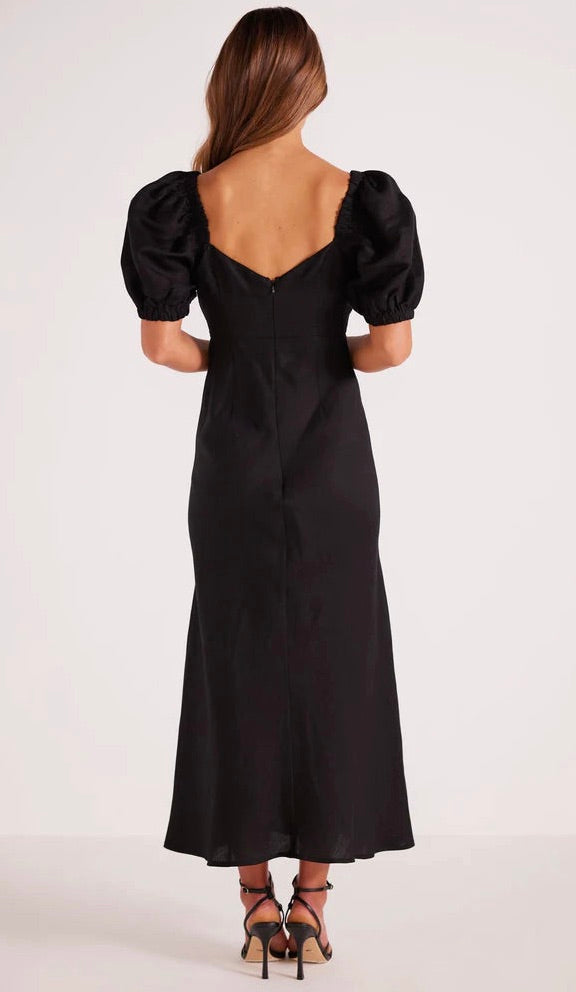 Sadira Midi Dress Black