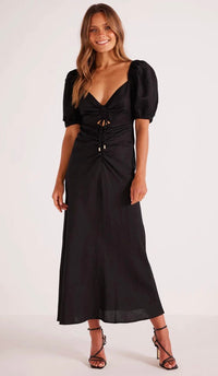 Sadira Midi Dress Black