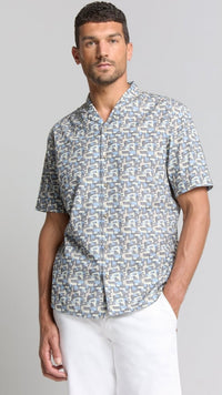Woven Shirt S/S Sky