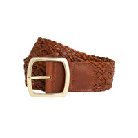 Loop Leather Co Tivoli Braided Belt Tan