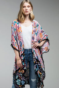 Jazabell Long Kimono Blush