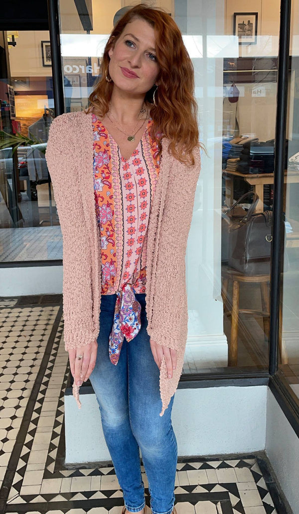 Hazel Cardigan Blush