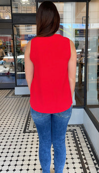 Nona Tank Top Red