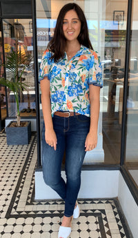 Josefina Button Down Floral Top