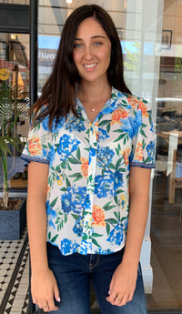 Josefina Button Down Floral Top