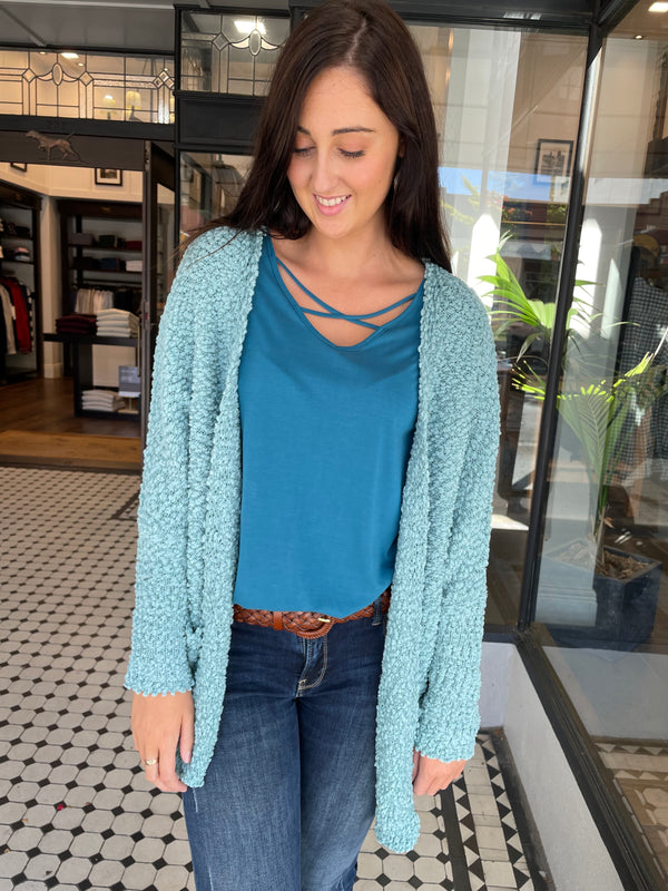 Halle Cardigan Sage Mint