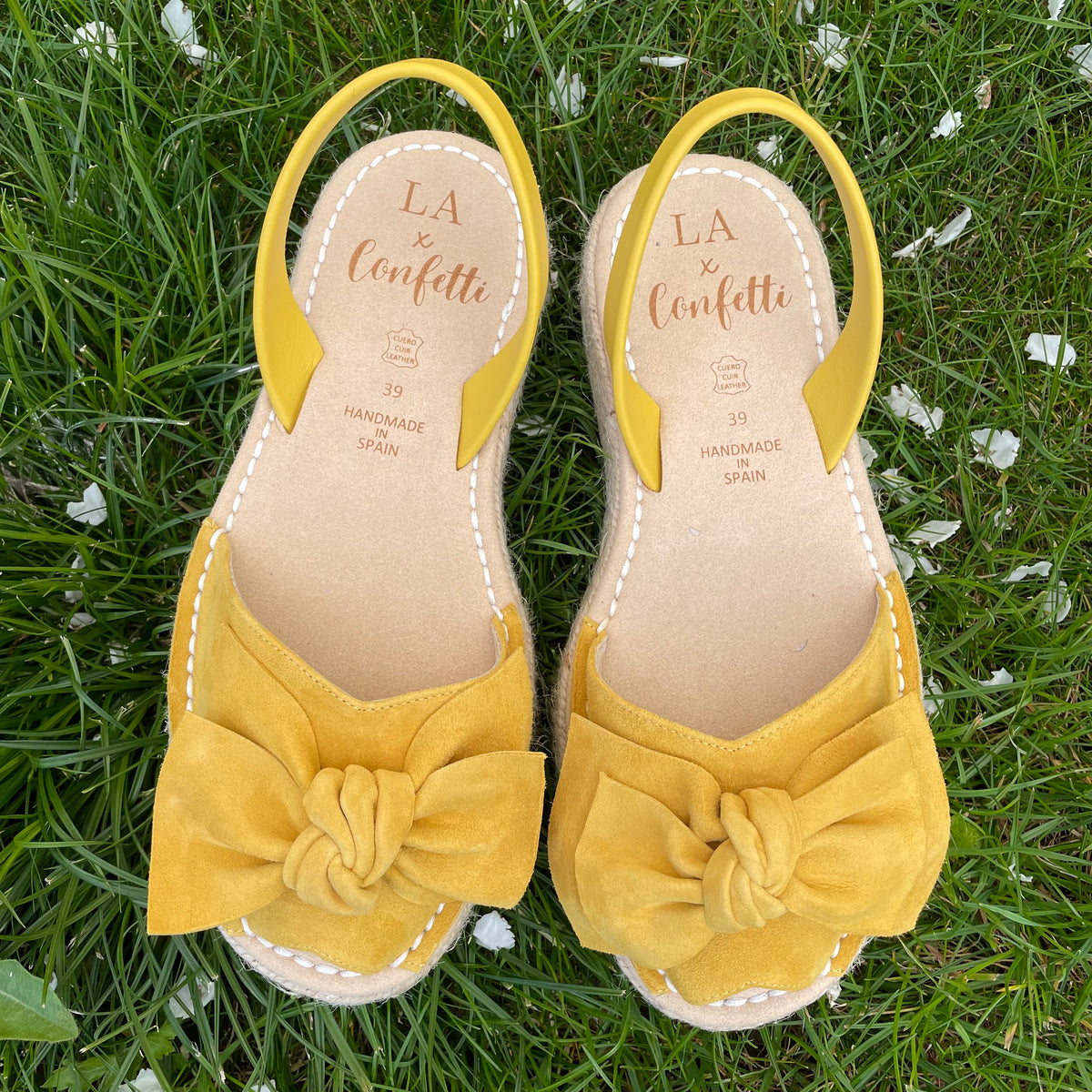 LA x Confetti Bow Flatform Espadrille Sunshine