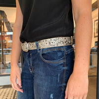 Multi Studded Belt Champagne