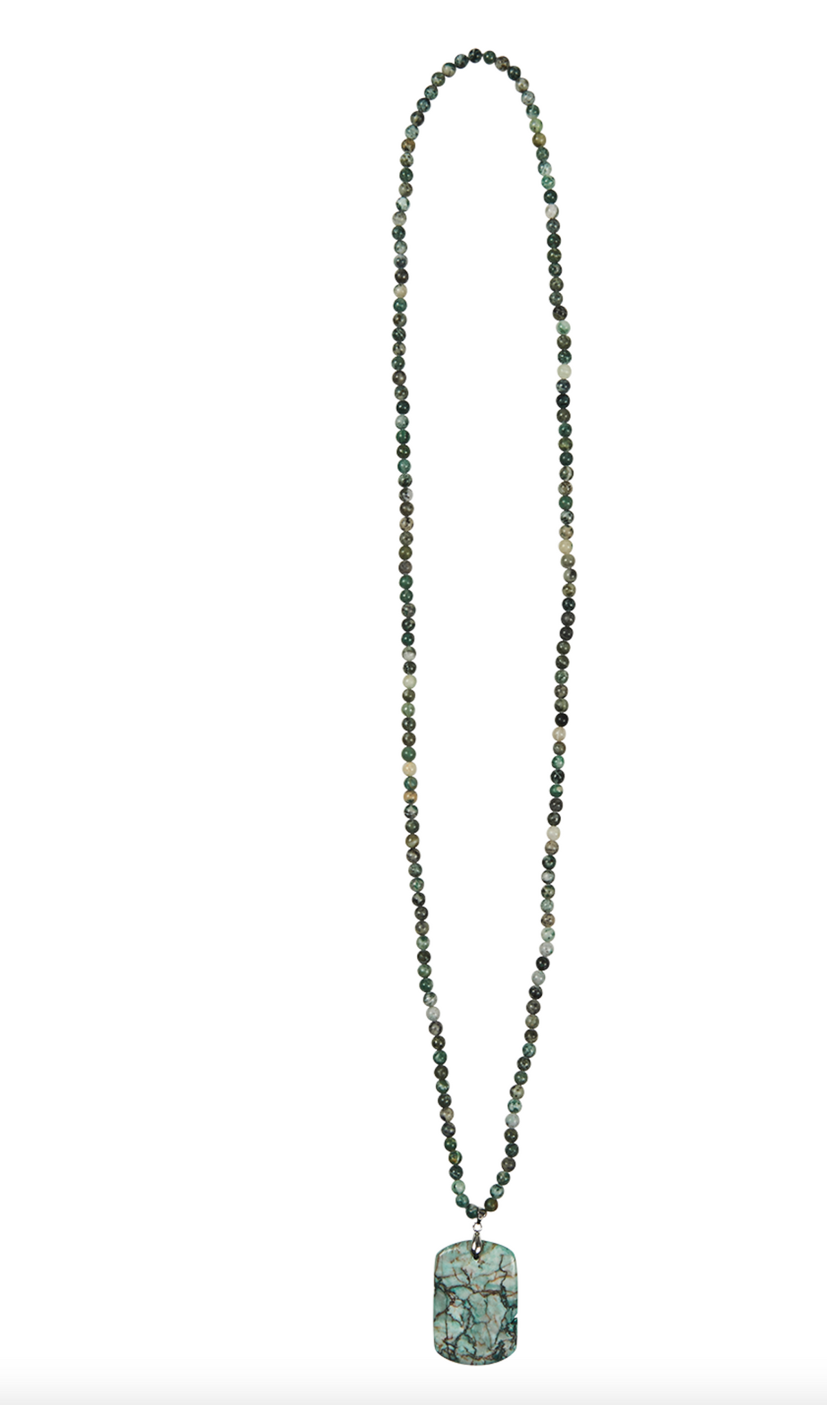 Eb & Ive Mwana Stone Necklace Teal