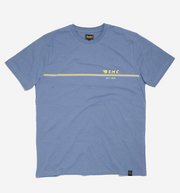 The Bike Shed Wing Line Tee Blue
