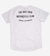 The Bike Shed Club Tee Shirt White