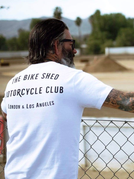The Bike Shed Club Tee Shirt White