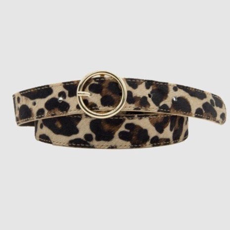 Loop Leather Co Logan Belt Leopard