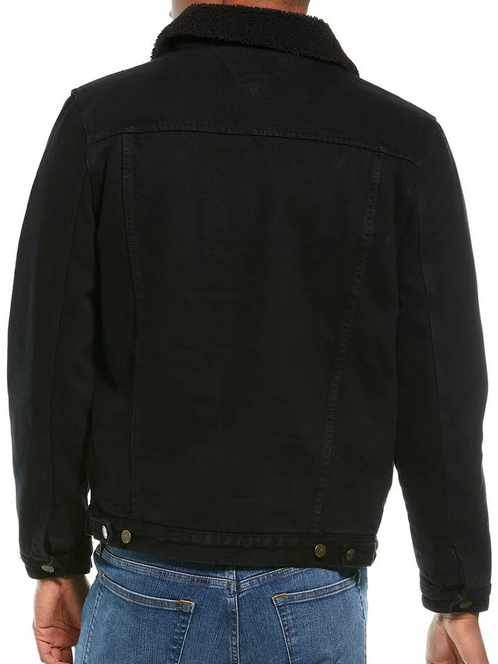Rolla's Denim Sherpa Jacket Washed Black – The Rock Box Store