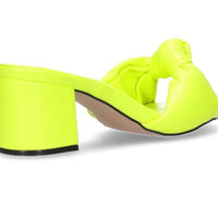 Hey Monday Imogen Mid Heel Fluro Yellow