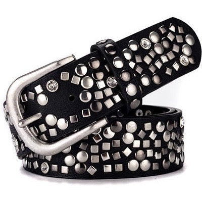 Multi Studded Belt Black