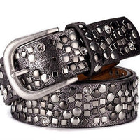 Multi Studded Belt Gunmetal