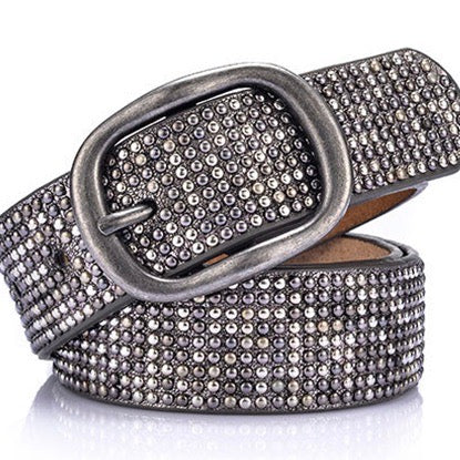 Multi Mini Stud Belt Pewter