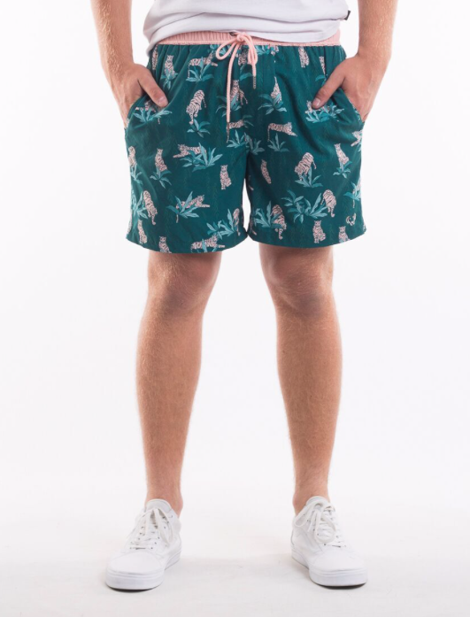 Chester St Predator Swim Trunk GREEN