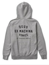 Deus Ex Machina Venice Address Hoodie Grey