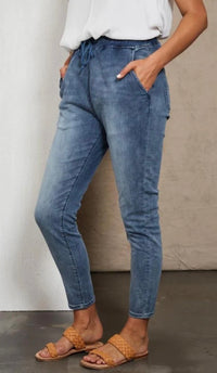 Eb & Ive Ada Denim Pants Blue Denim