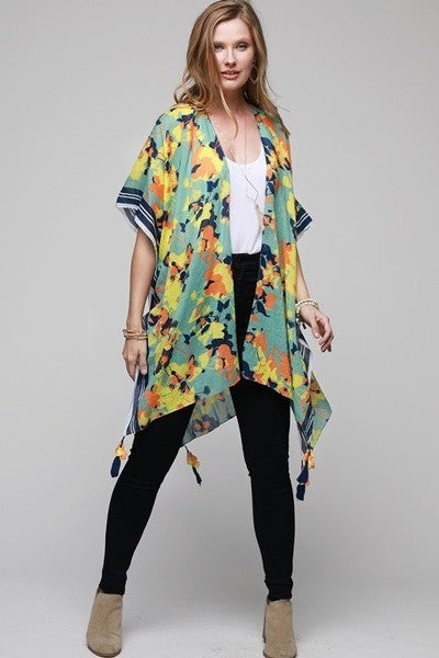 Spring Time Daffodil Kimono