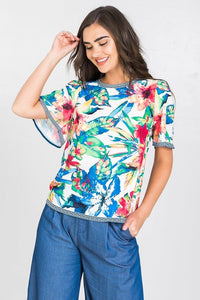 Yolanda Floral Top