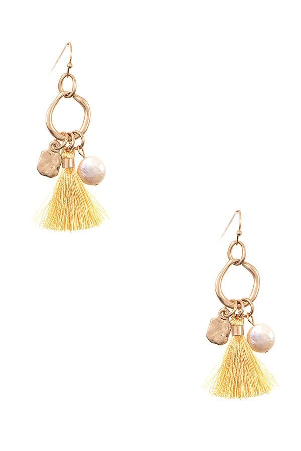 FME160 Yellow Freshwater Pearls