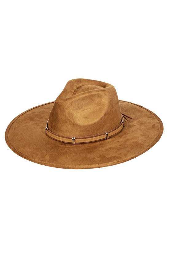 UBH031 Suedette Hat Tan