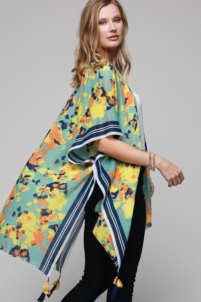 Spring Time Daffodil Kimono