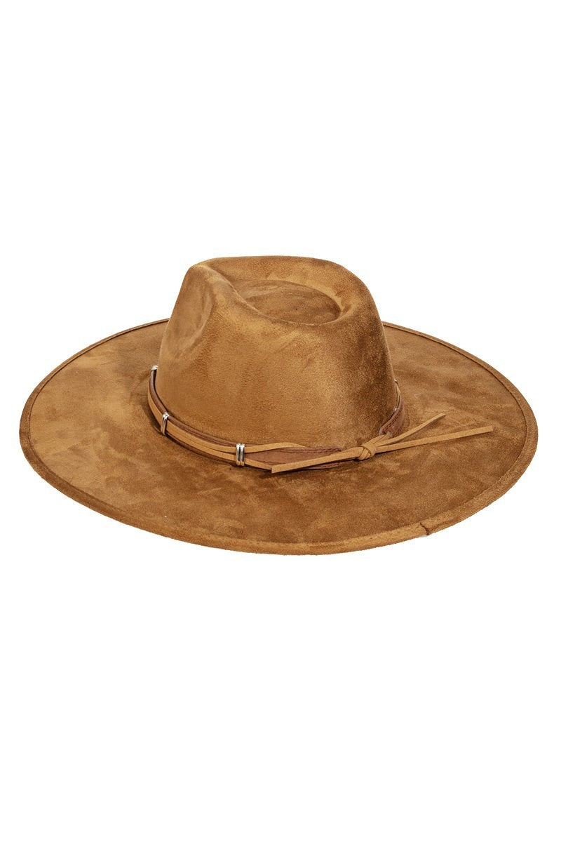 UBH031 Suedette Hat Tan