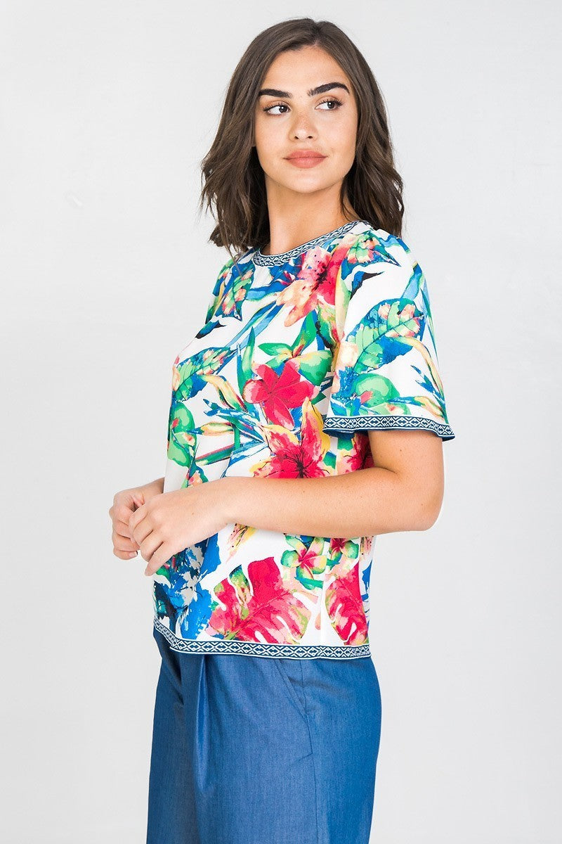 Yolanda Floral Top