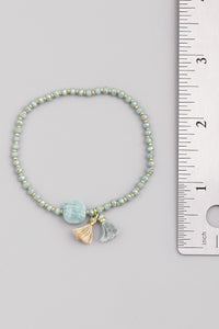 FMB044 Dainty Tassel Stone Lt Blue