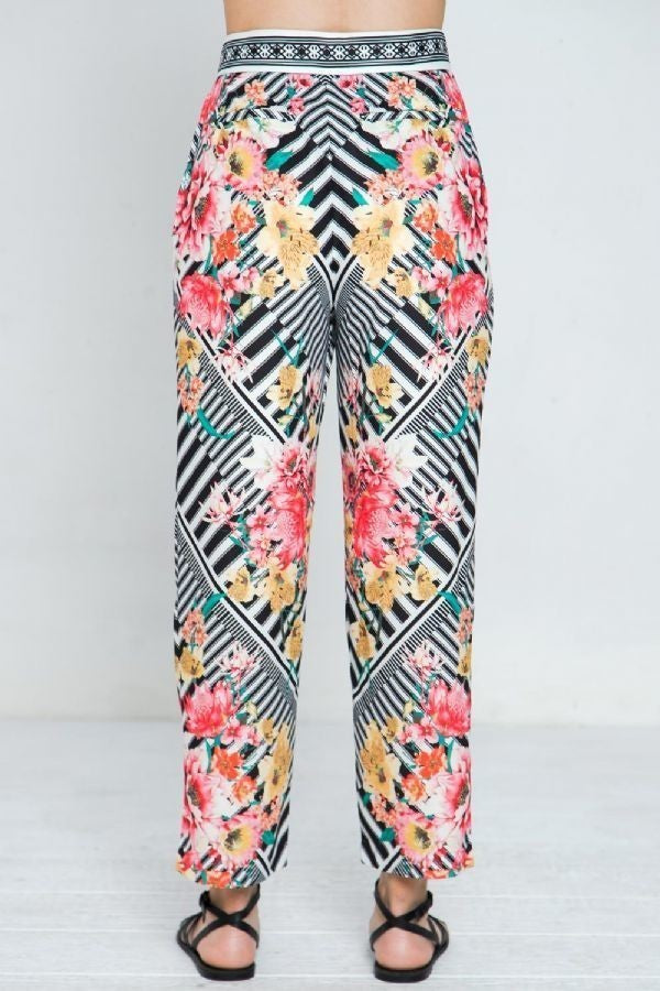 Hola Maria Mixed Print Pant