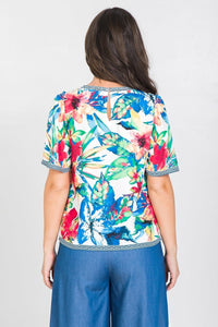 Yolanda Floral Top