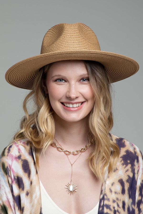 UBH022 Panama Hat Tan