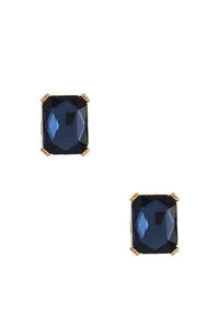 UBS026 Dark Blue Crystal Studs