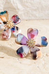 UBS032 Flower Studs Multi