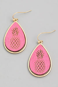 FME170 Wood Pineapple Pink