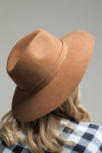 UBH039 Wool Panama Hat Pecan