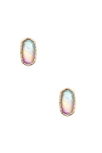 UBS027 Big Oval Studs Multi