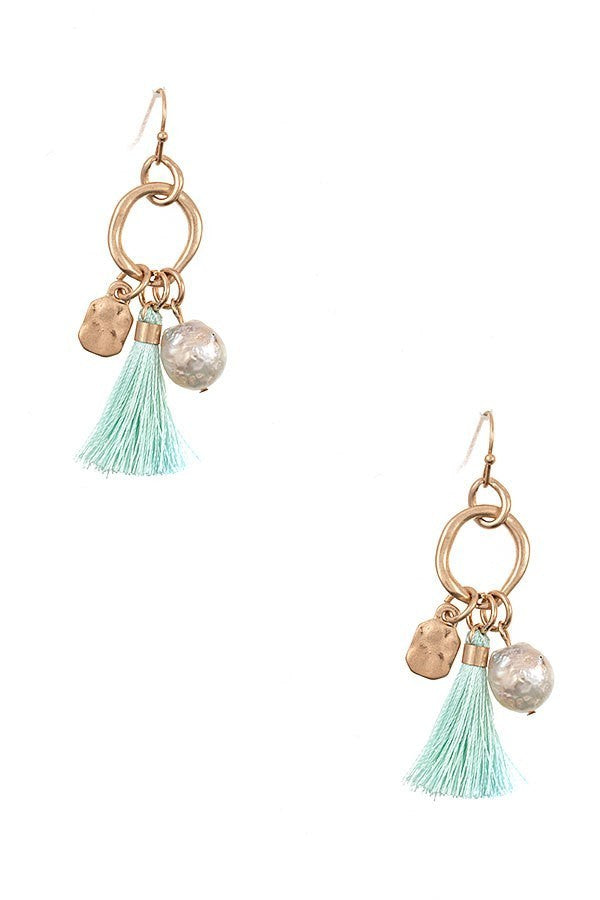 FME160 Mint Freshwater Pearls